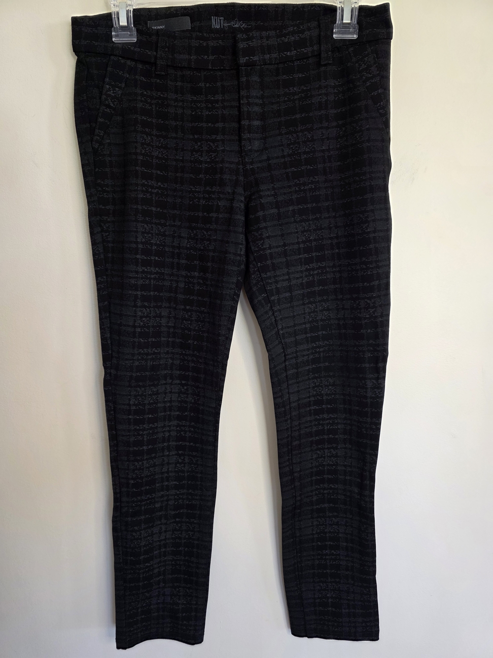 Black Plaid Dress Pants